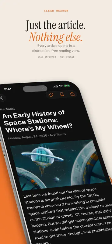 content — RSS feed reader screenshot 3 of 3