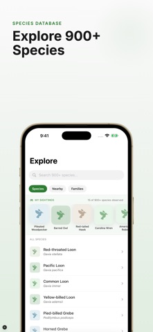 Birding Life List - Flock iPhone screenshot