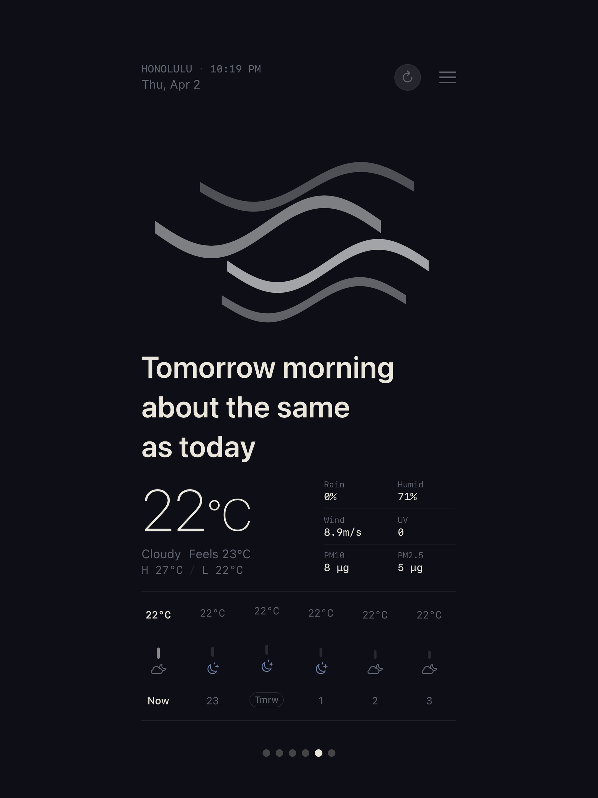 Than Yesterday: Cold? Warm?