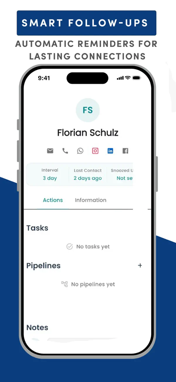 Screenshot #2 pour FollowUp Hero: CRM System