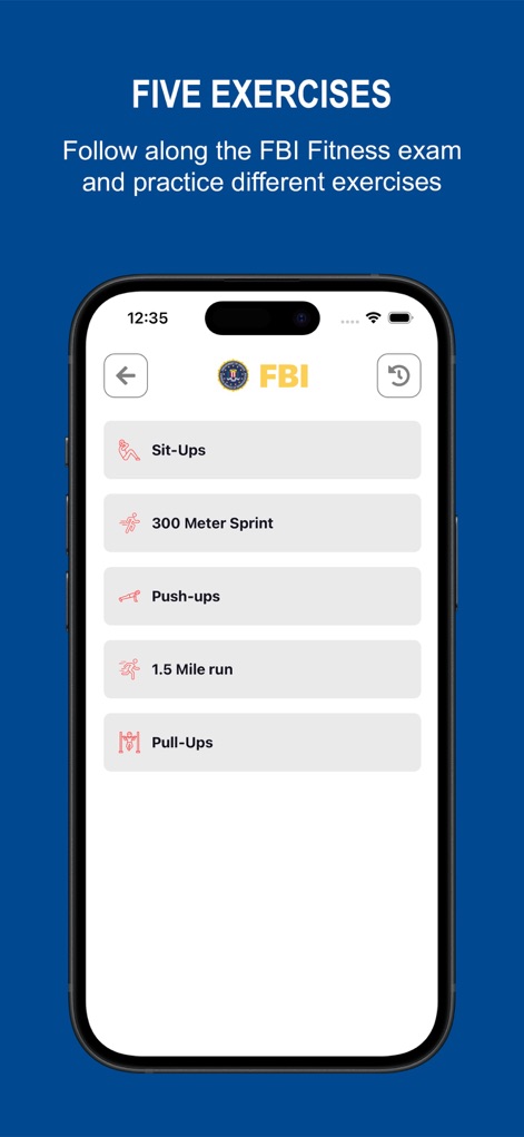 FBI FitTest - Reference App | MWM