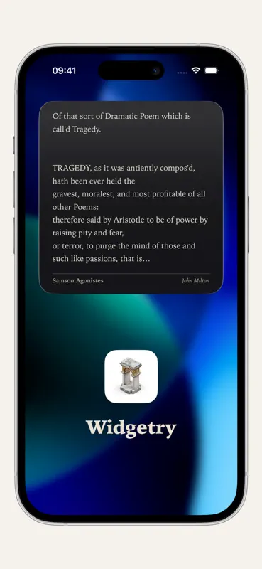 Widgetry: A Poem a Day screenshot 8 of 8