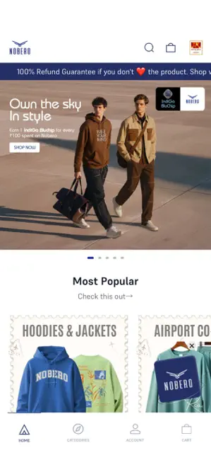 Nobero - Online Shopping App iPhone screenshot 4