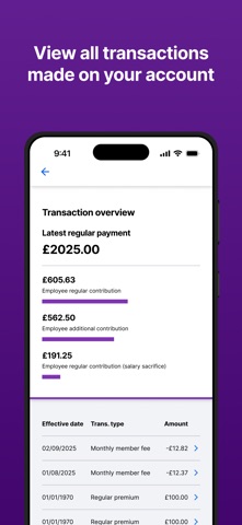 Track My Pension iPhone screenshot