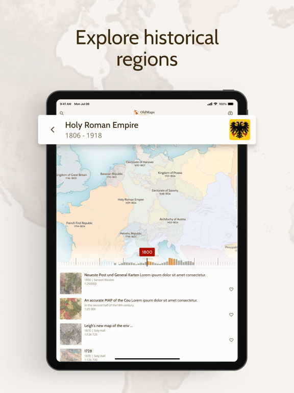 Screenshot #5 pour OldMapsOnline - History & Maps
