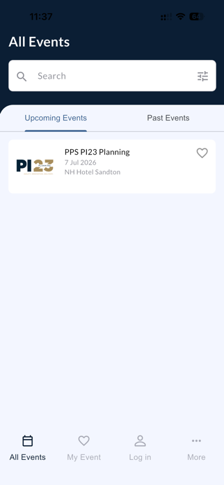 PPS Events Screenshot 1 of 3