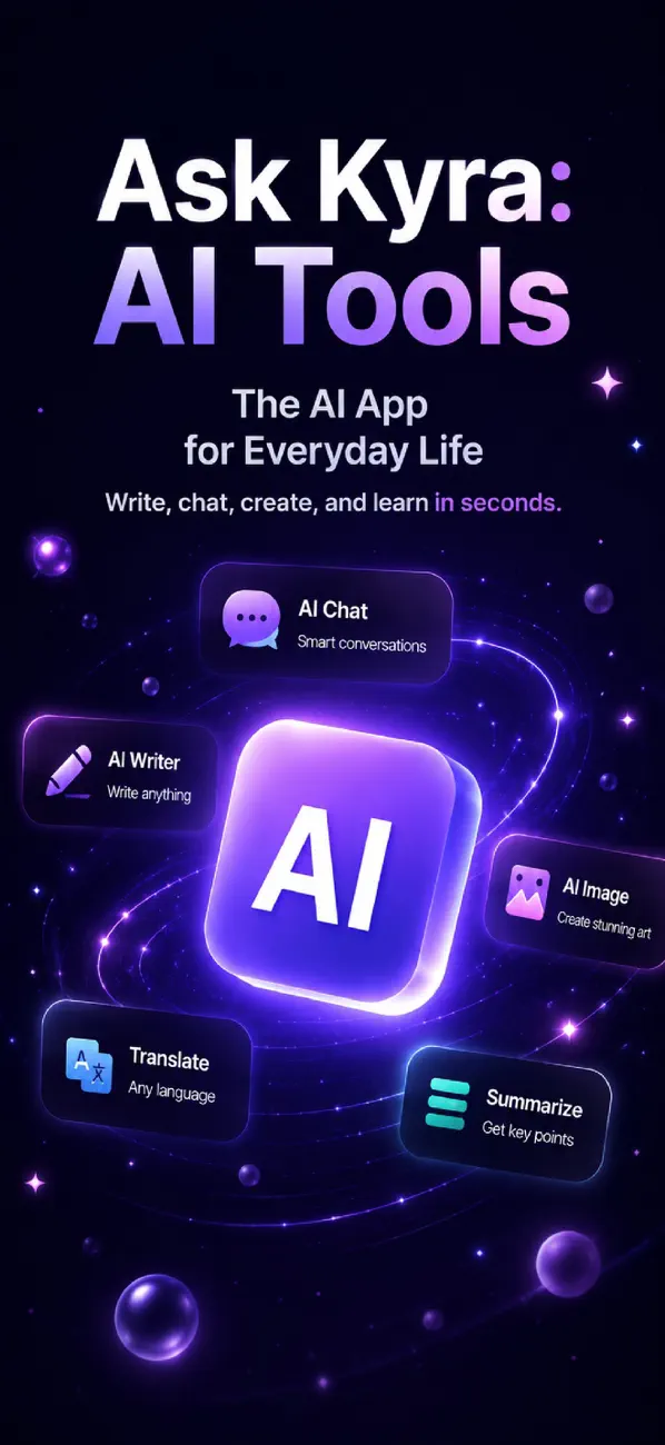 Screenshot #1 pour Ask Kyra: AI Tools