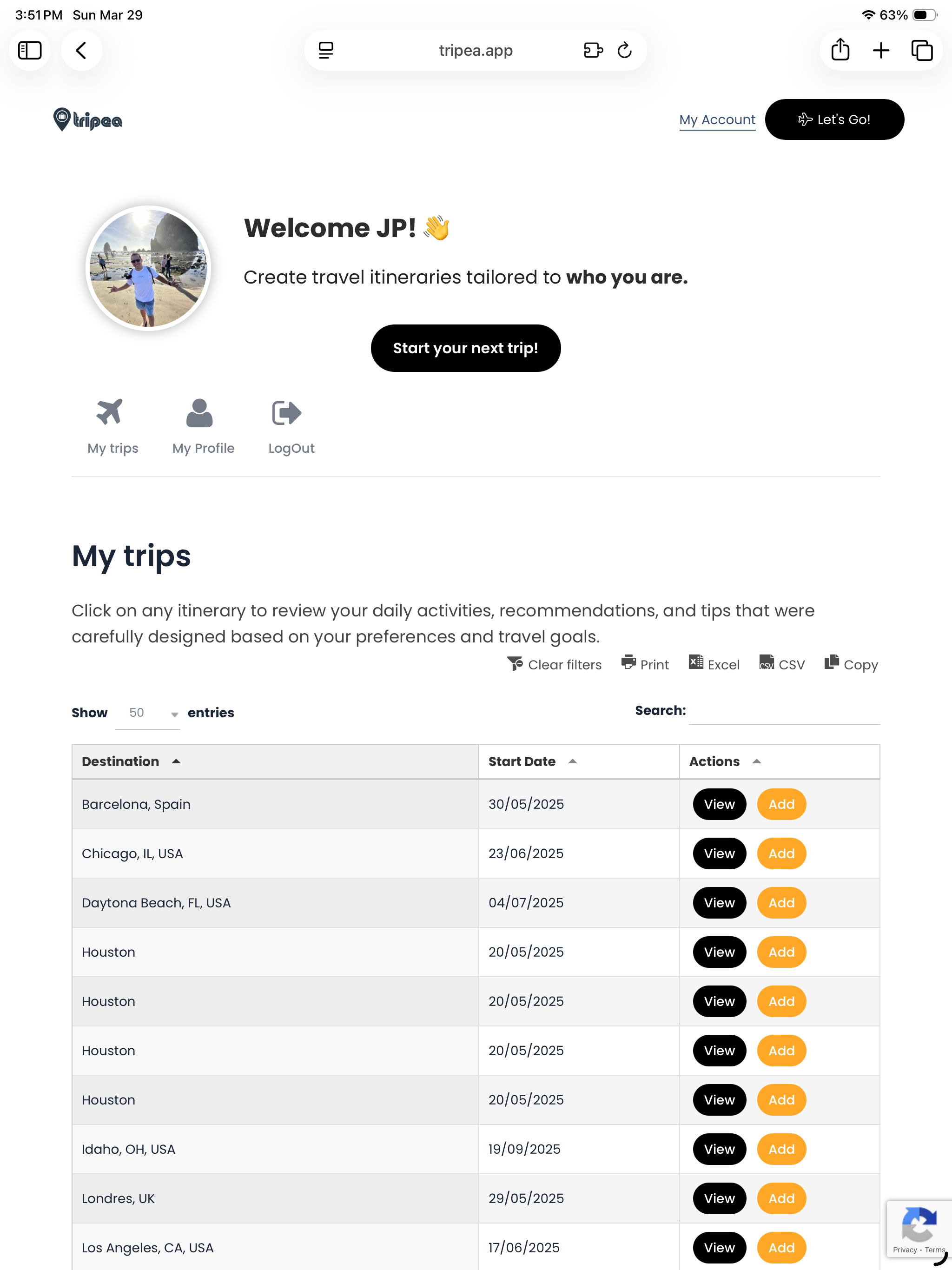 Tripea screenshot 12