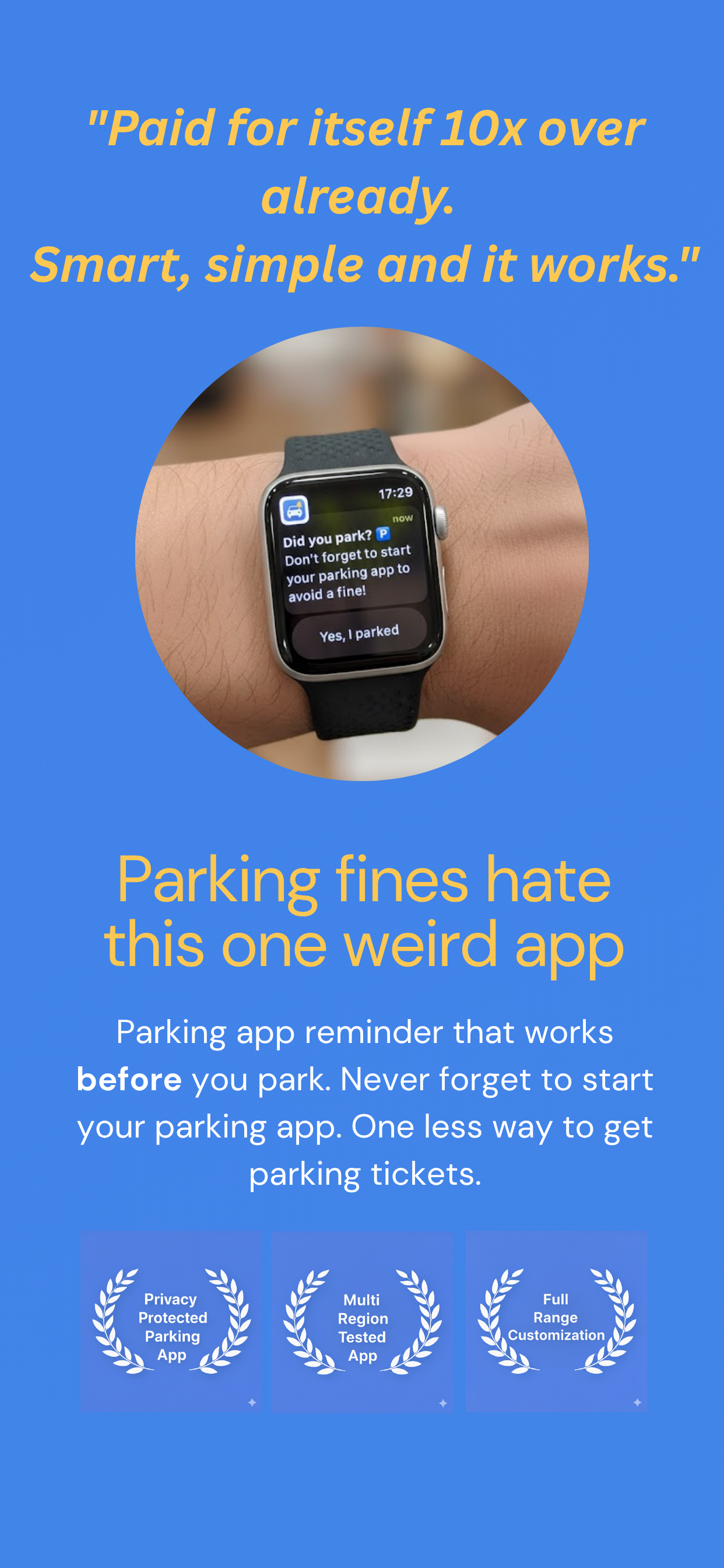 NoMo Parking Fine Reminder