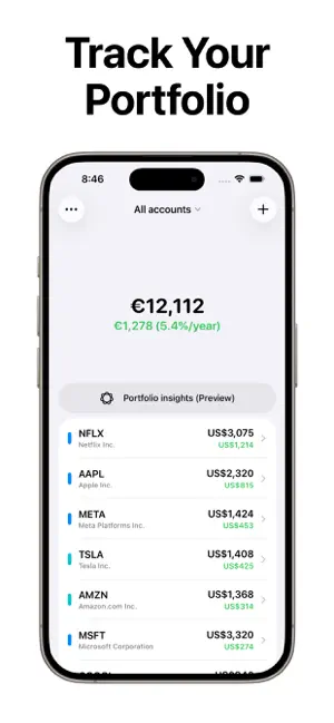 OPES: Investment monitoring screenshot 1