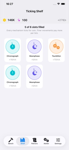 ClockmakersBench iPhone screenshot