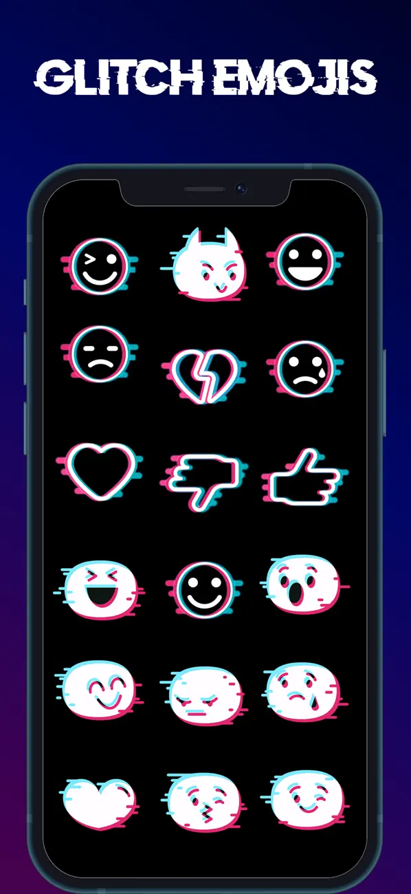 Screenshot #3 pour Glitch Emojis