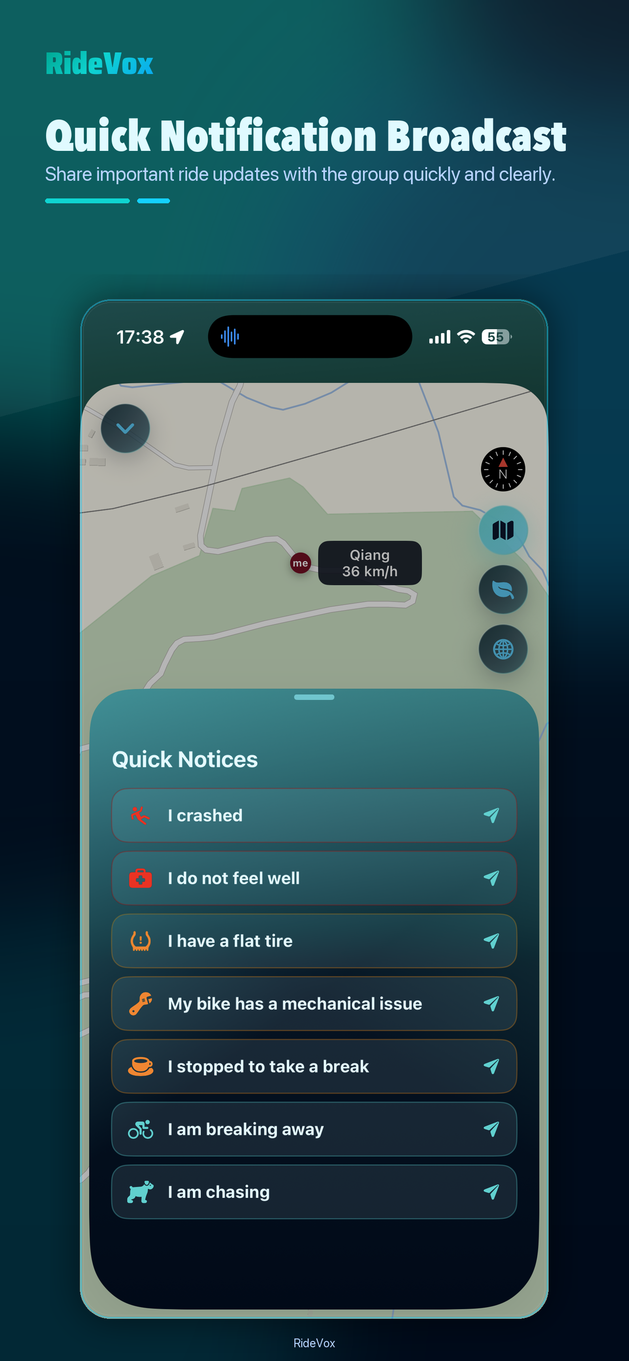 RideVox: Group Ride Voice screenshot 3