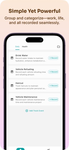 Joyzr Tracker,Record Your Life Screenshot 2 of 7