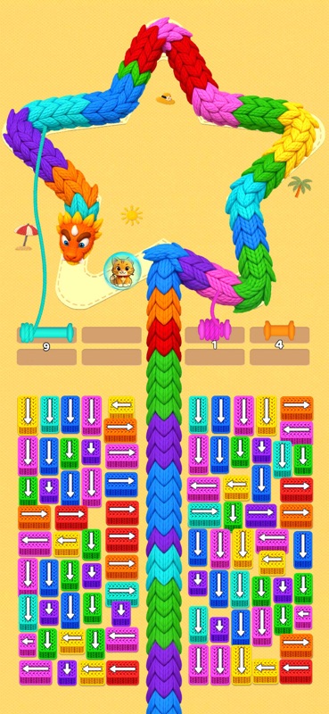 Caos de Lãs - Jogos Threads screenshot 1