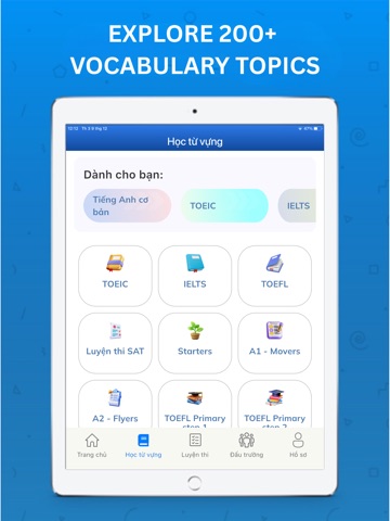 Learn English Vocabulary App iPad screenshot 1