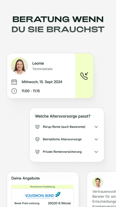 Getsafe: Versicherung Vorsorge iPhone screenshot 6