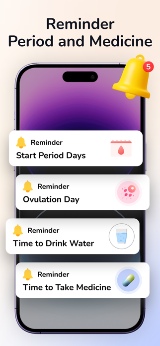 Period Tracker Calendar App Screenshot 6 of 6