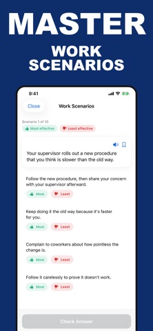 Postal Exam Prep: VEA 474-477 iPhone screenshot