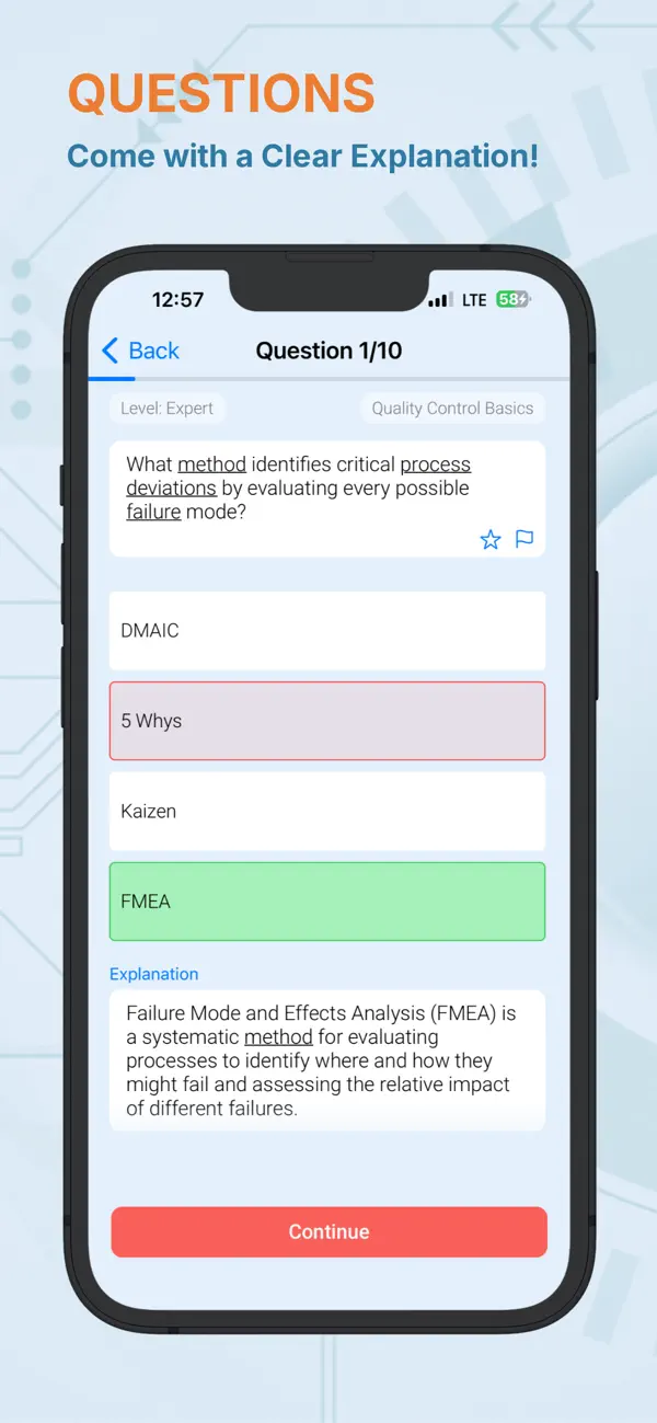 Screenshot #3 pour ASQ CQT Certification Prep