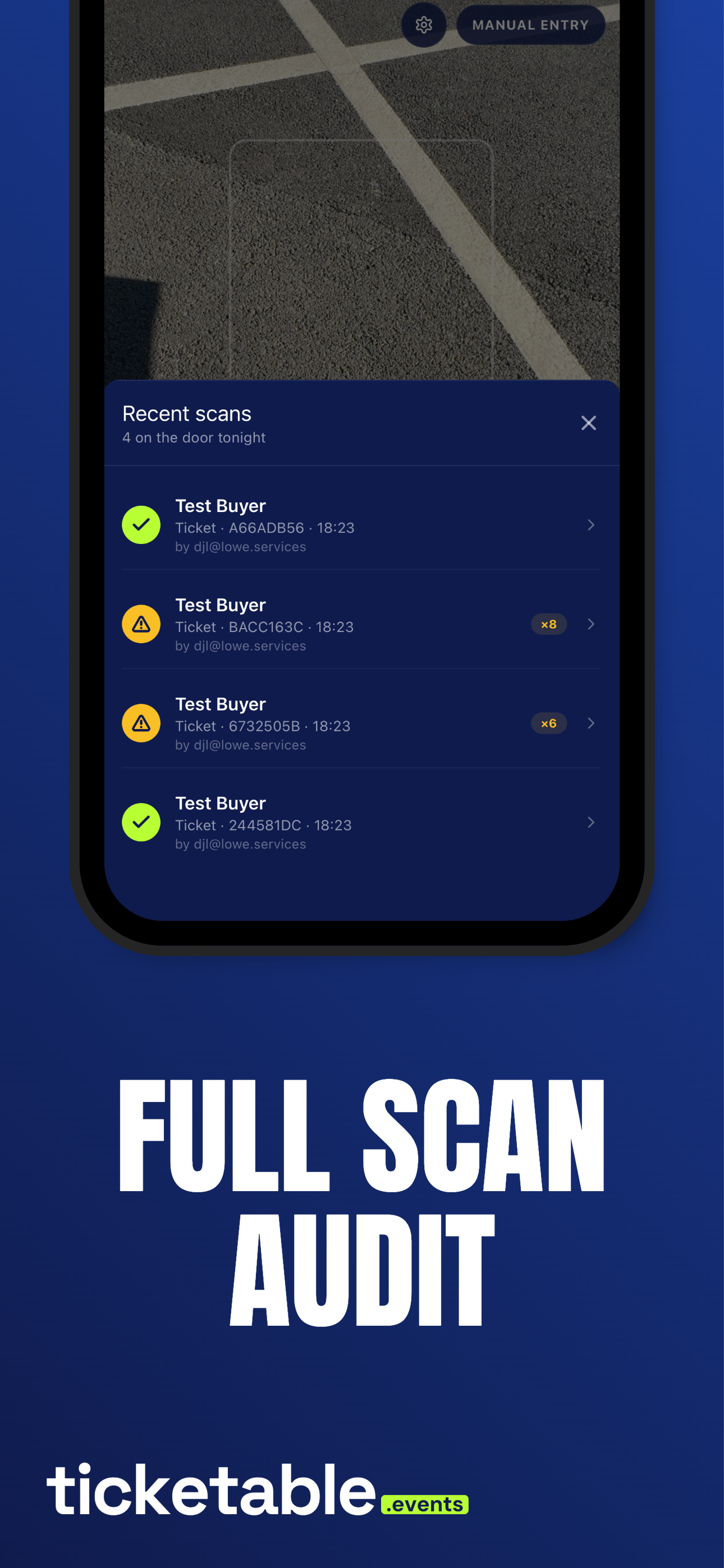 Ticketable Scanner screenshot 3