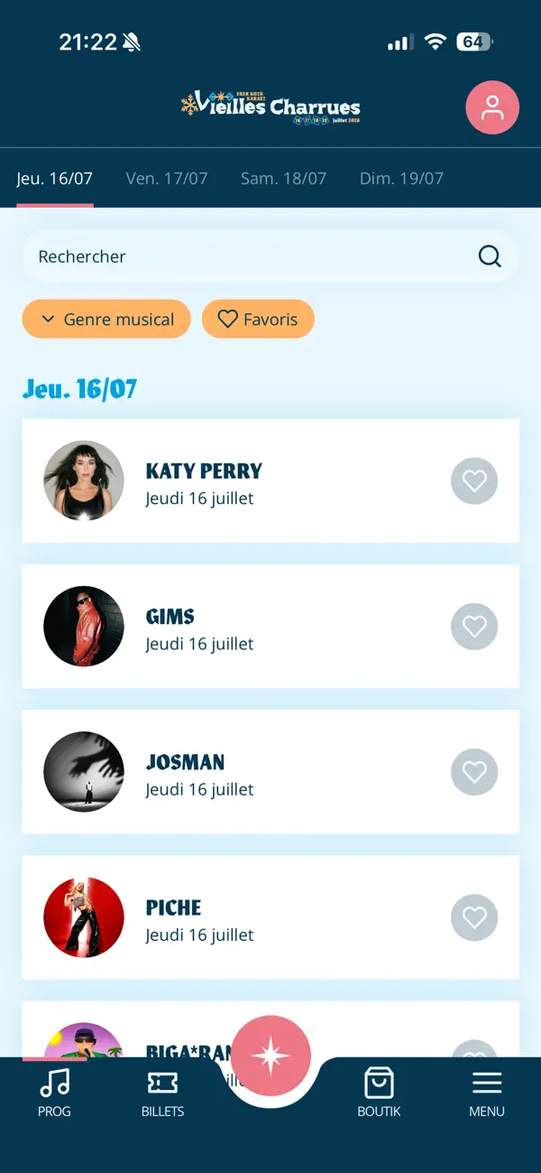 Screenshot #2 pour Festival des Vieilles Charrues