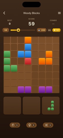 Woody Blocks: Puzzle Screenshot 5 of 7
