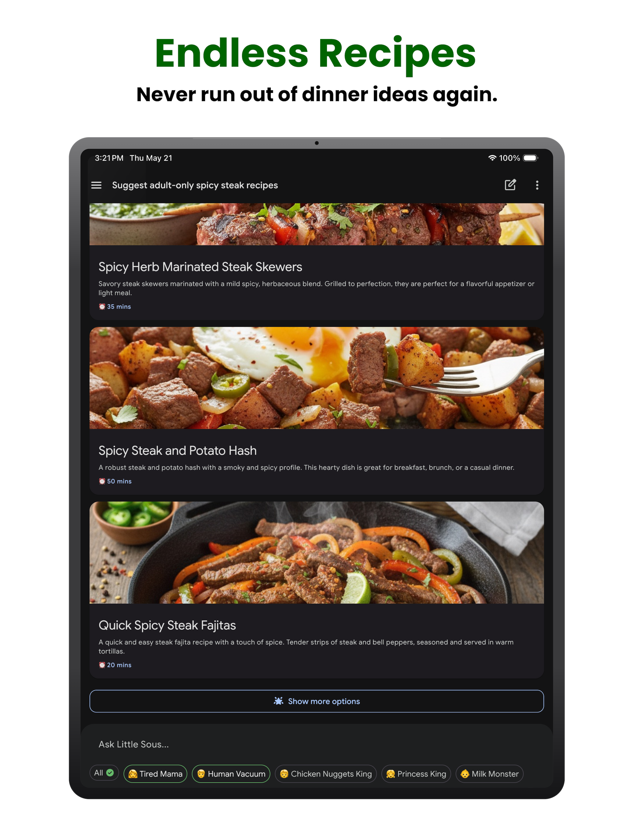 MyLittleSous: AI Family Meals screenshot 8