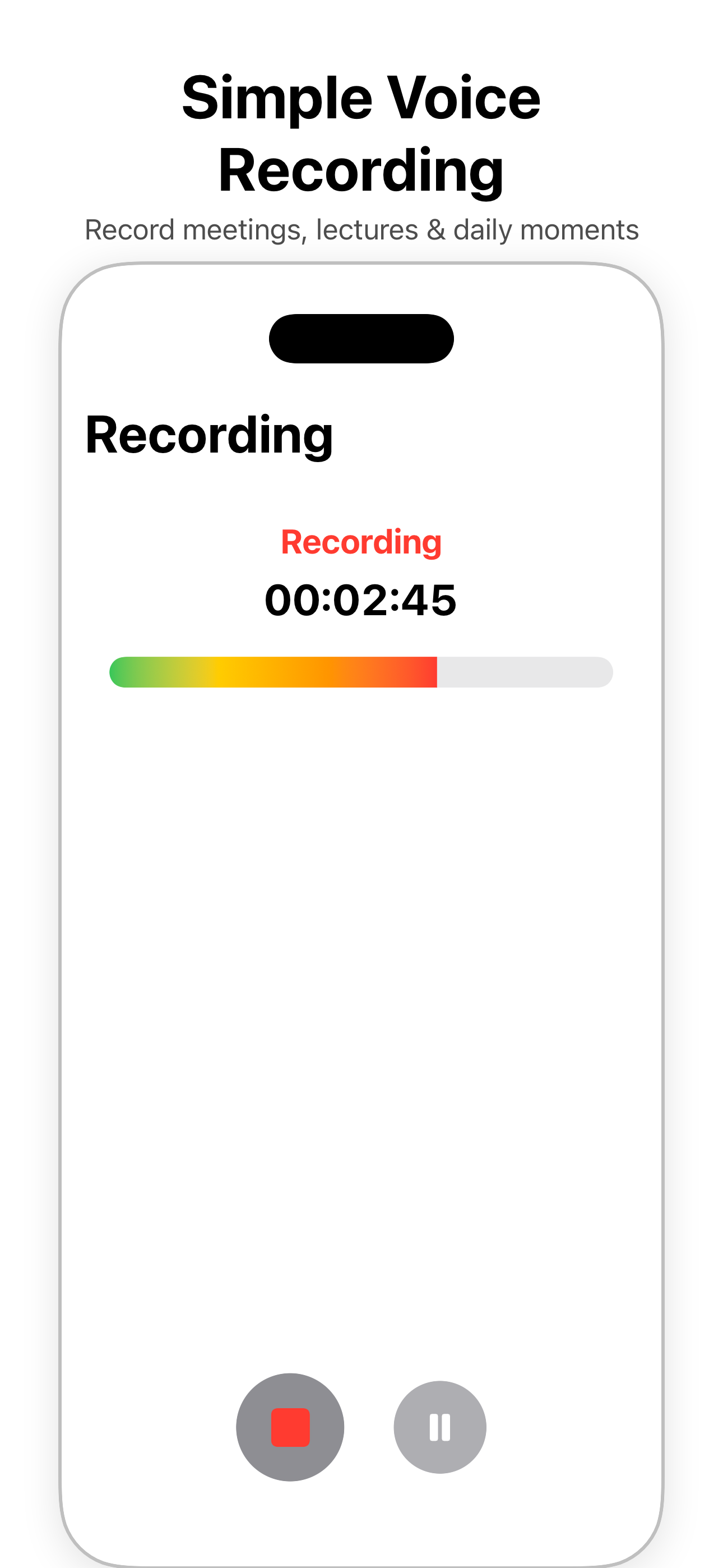 Simple Voice Recorder & Memo