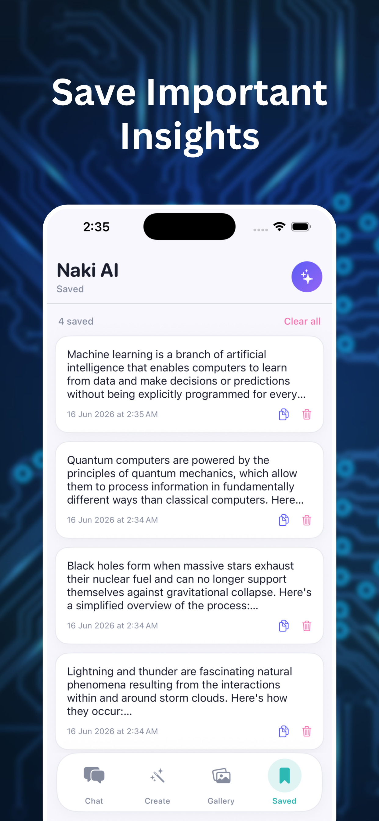 Naki AI App Store screenshot
