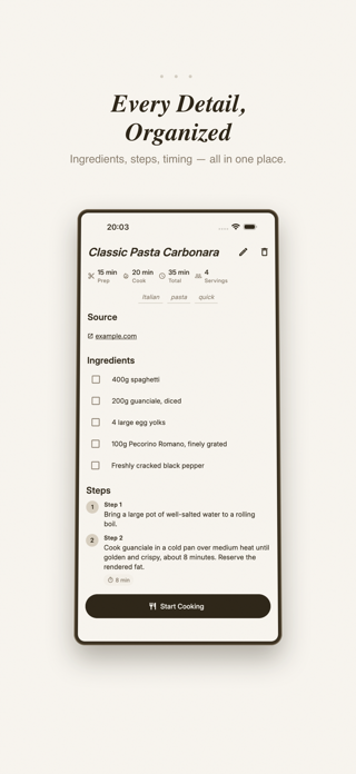Thyme — Recipes Worth Keeping Screenshot 4 of 8