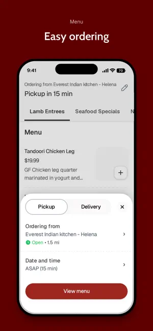 Everest Indian kitchen To Go screenshot 3