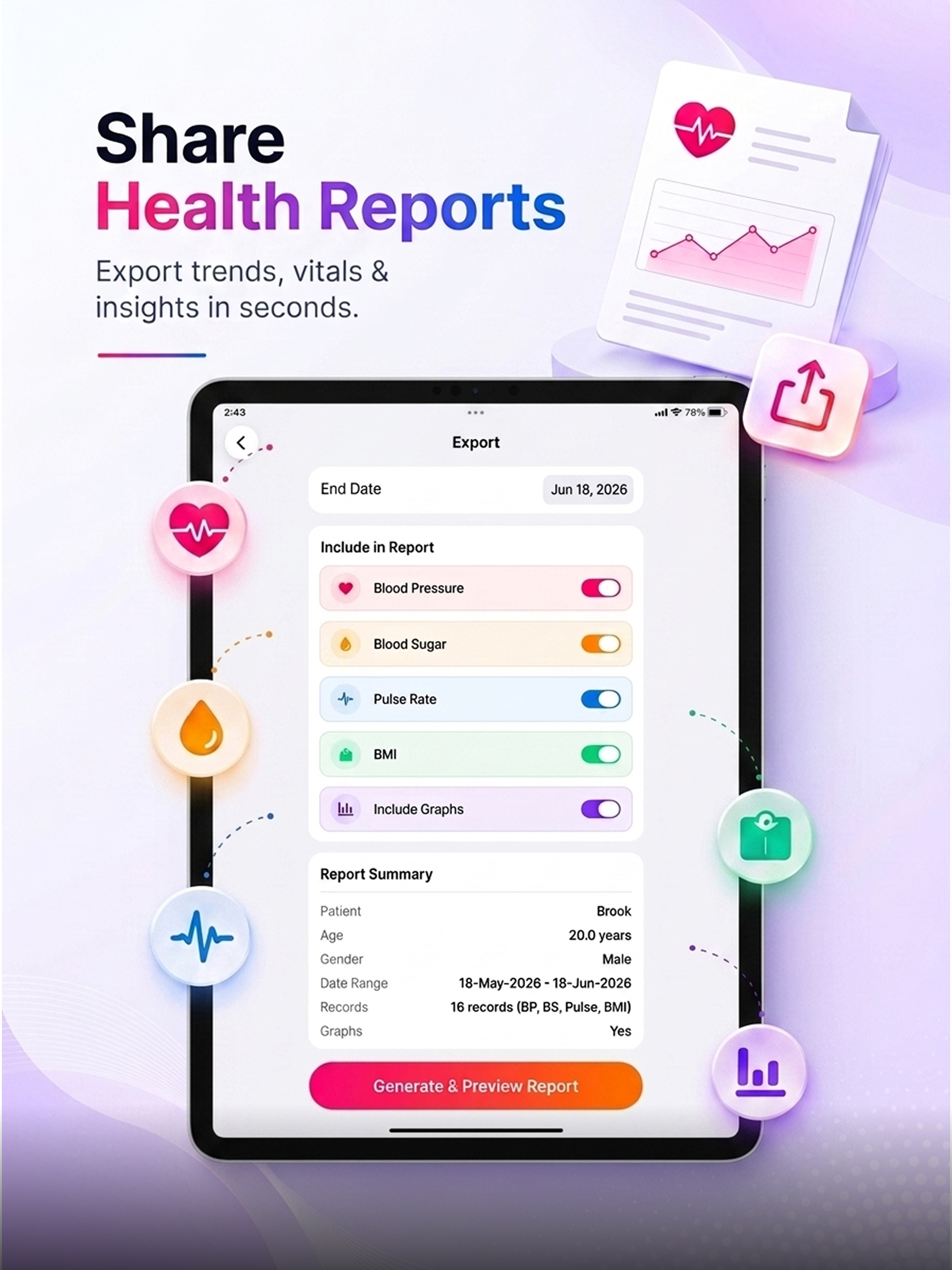 Blood Pressure Analyze Tracker
