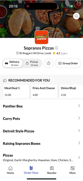 Sopranos Pizzas Screenshot 2 of 4