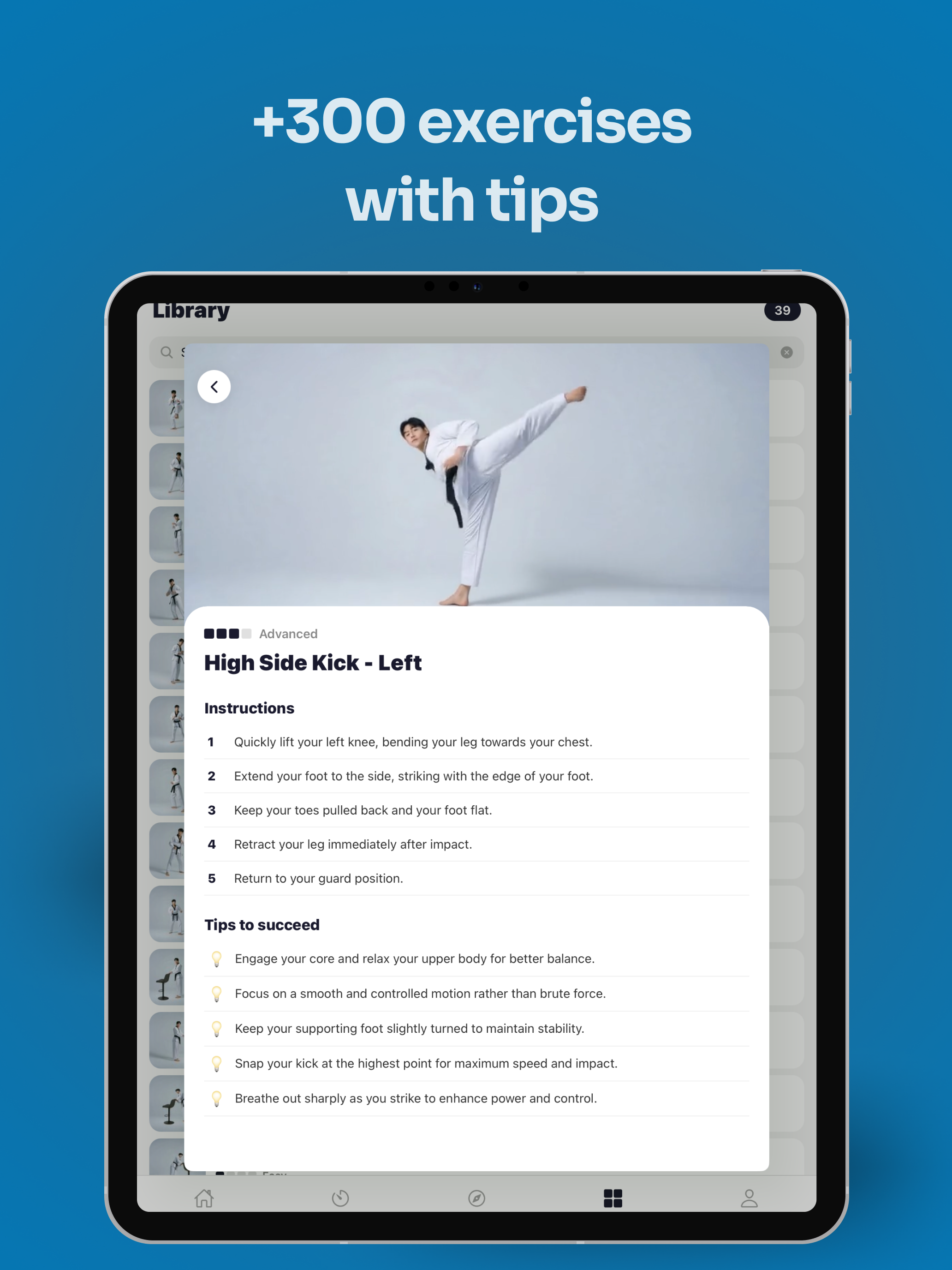 Taekwondo Kicks Training
