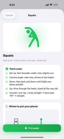 Form Coach: Camera Rep Counter Screenshot 3 of 10