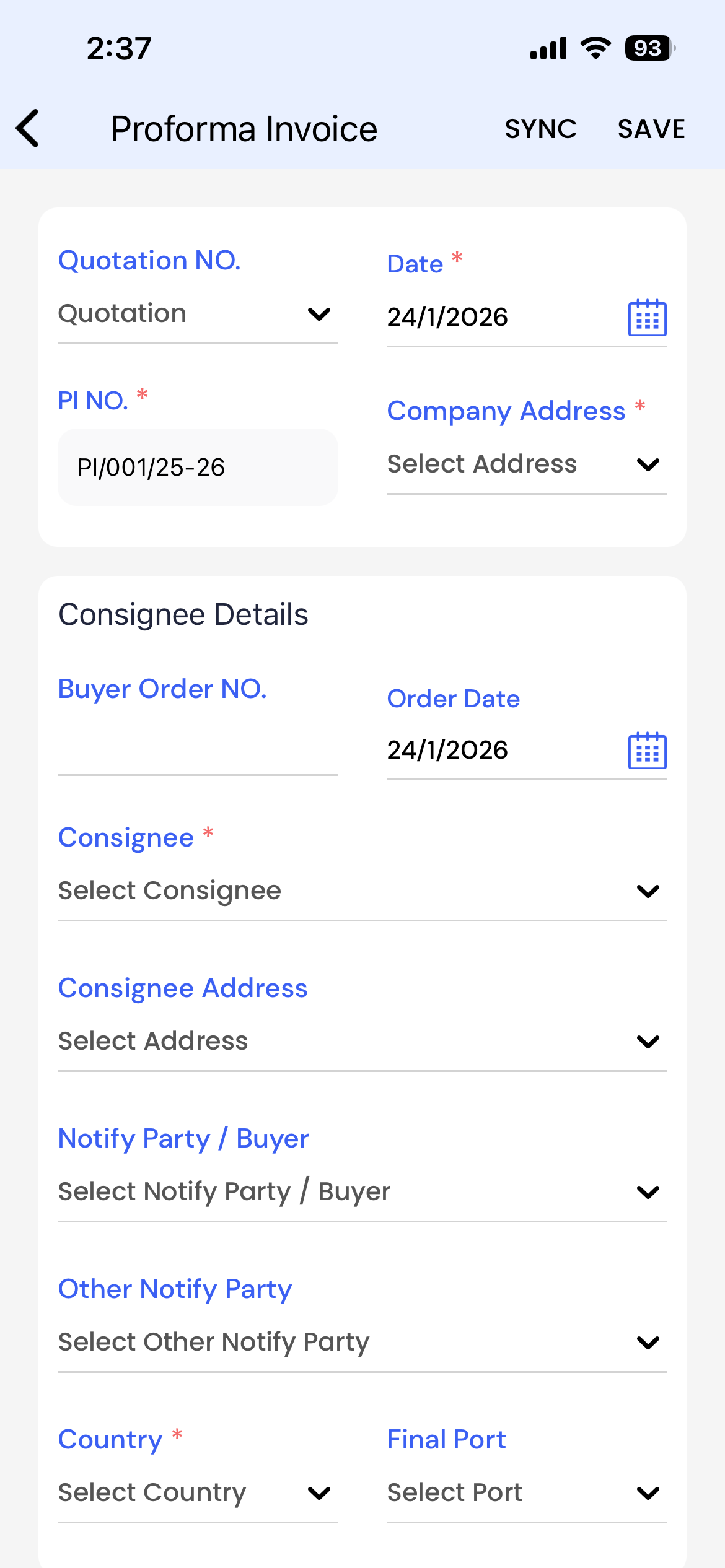 Shipzy Software