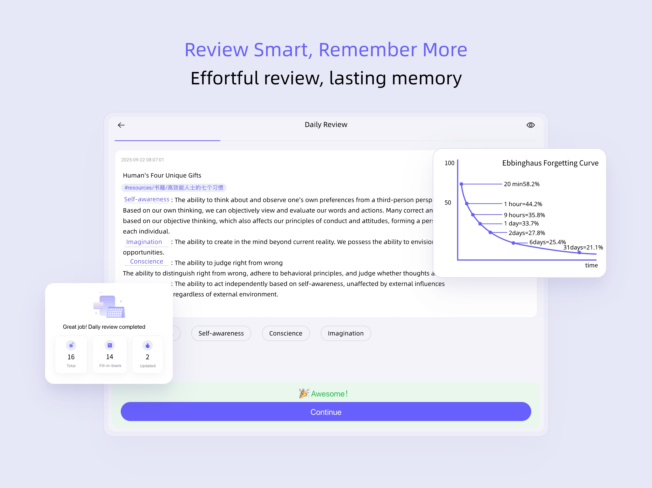 reminds - AI Card Notes