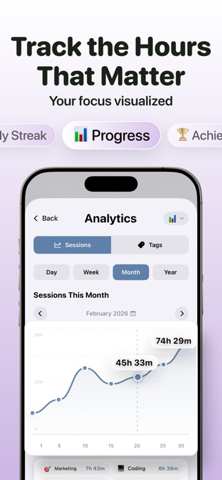 FocusHero - Pomodoro Timer Screenshot 4 of 6