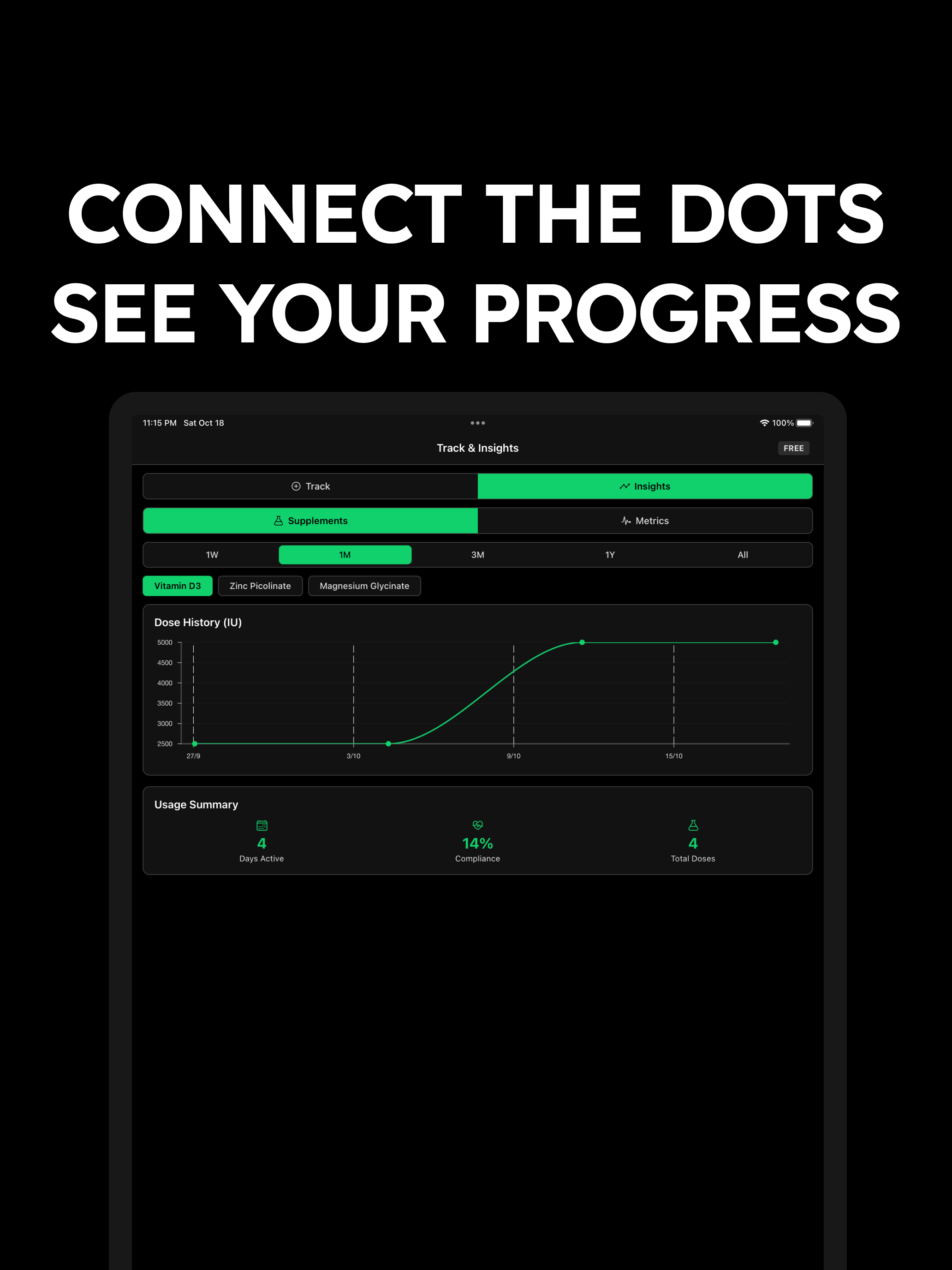 Vitamin & Supplement Tracker screenshot 10