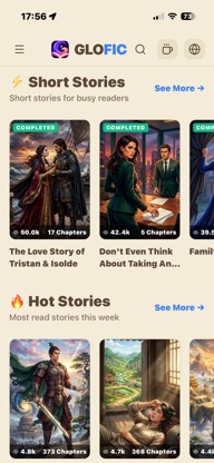 GloFic: Read Web Novels & Fic screenshot 2