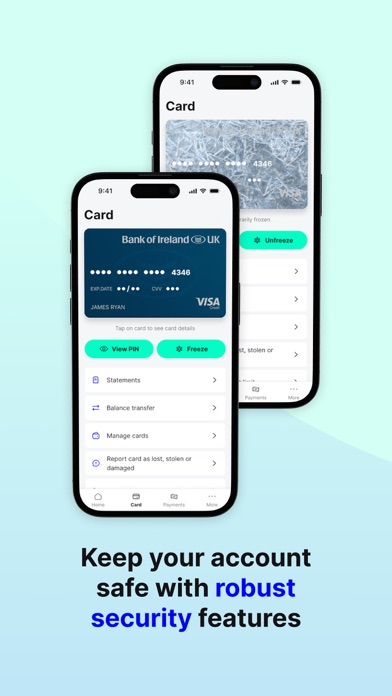 Bank of Ireland UK Credit Card Screenshot