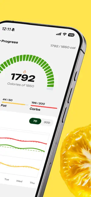 Calorie Tracker & Statistics screenshot 2