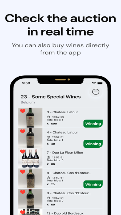 Ampersand Wine Auctions Screenshot