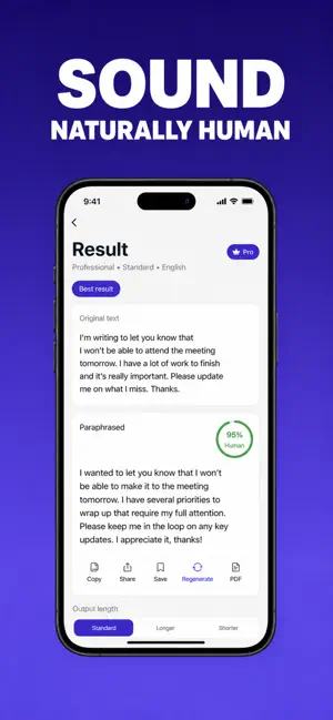 AI Paraphrase Writer Pro screenshot 2