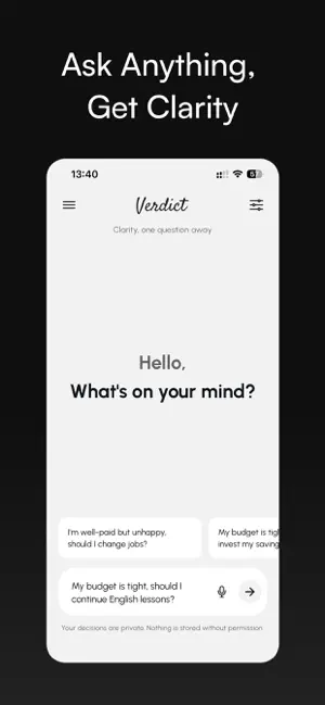 Verdict: AI Decides With You screenshot 1