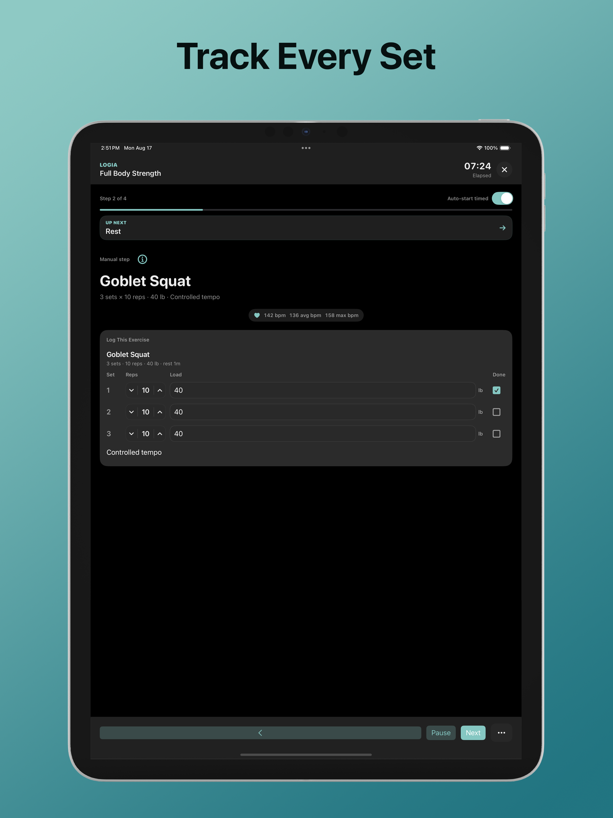 Logia Fitness: Workout Log screenshot 11