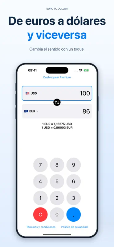Euros a Dólares screenshot 4 of 4