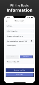 Smart AI Cover Letter screenshot