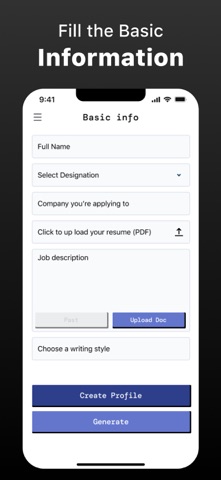 Smart AI Cover Letter screenshot